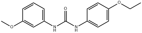 1-(4-ethoxyphenyl)-3-(3-methoxyphenyl)urea Struktur