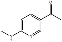 1-[6-(methylamino)-3-pyridinyl]ethanone Struktur