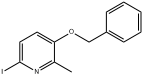 3-(Benzyloxy)-6-iodo-2-methylpyridine Struktur