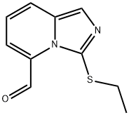 3-Ethylsulfanyl-imidazo[1,5-a]pyridine-5-carbaldehyde Struktur