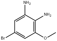 5-bromo-3-methoxybenzene-1,2-diamine Struktur