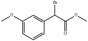 Methyl 2-bromo-2-(3-methoxyphenyl)acetate Struktur