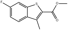 Methyl 6-fluoro-3-methylbenzo[b]thiophene-2-carboxylate Struktur