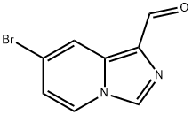 7-bromoimidazo[1,5-a]pyridine-1-carbaldehyde Struktur