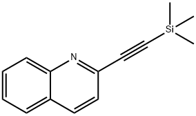 2-(2-(trimethylsilyl)ethynyl)quinoline Struktur