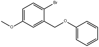 1-Bromo-4-methoxy-2-(phenoxymethyl)benzene Struktur