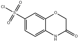 3-oxo-3,4-dihydro-2H-benzo[b][1,4]oxazine-7-sulfonyl chloride Struktur