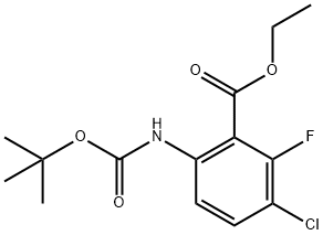 ethyl 6-amino-3-chloro-2-fluorobenzoate Struktur