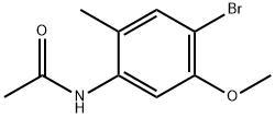 N-(4-bromo-5-methoxy-2-methylphenyl)acetamide Struktur