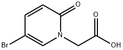 2-(5-Bromo-2-oxopyridin-1(2H)-yl)acetic acid Struktur