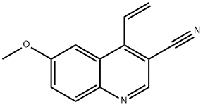 6-methoxy-4-vinylquinoline-3-carbonitrile Struktur