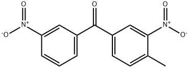 (4-Methyl-3-nitrophenyl)(3-nitrophenyl)methanone Struktur