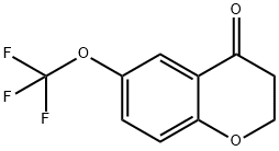 6-(TRIFLUOROMETHOXY)CHROMAN-4-ONE Struktur