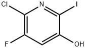 6-chloro-5-fluoro-2-iodopyridin-3-ol Struktur