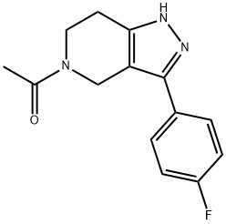 1h-pyrazolo[4,3-c]pyridine,5-acetyl-3-(4-fluorophenyl)-4,5,6,7-tetrahydro-