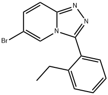 6-Bromo-3-(2-ethylphenyl)-[1,2,4]triazolo[4,3-a]pyridine Struktur