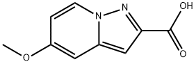 5-Methoxypyrazolo[1,5-a]pyridine-2-carboxylic acid Struktur