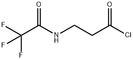 3-(2,2,2-trifluoroacetamido)propanoyl chloride Struktur