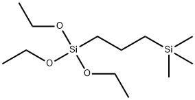 Triethoxy(3-(trimethylsilyl)propyl)silane Struktur