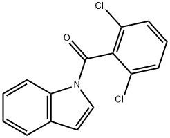 (2,6-Dichlorophenyl)(1H-indol-1-yl)methanone Struktur