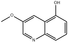 3-methoxyquinolin-5-ol Struktur