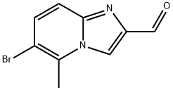 6-bromo-5-methyl-Imidazo[1,2-a]pyridine-2-carboxaldehyde Struktur