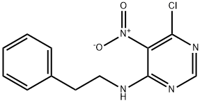 6-chloro-5-nitro-N-phenethylpyrimidin-4-amine Struktur