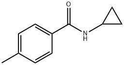 Benzamide, N-cyclopropyl-4-methyl- Structure