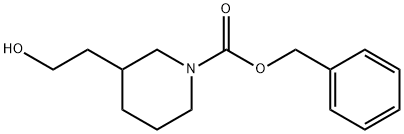 benzyl 3-(2-hydroxyethyl)piperidine-1-carboxylate Structure