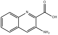 3-Aminoquinoline-2-carboxylic acid Struktur