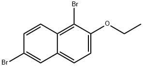 1,6-Dibromo-2-ethoxynaphthalene Struktur