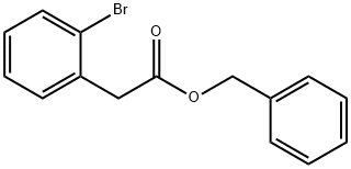 Benzyl 2-(2-bromophenyl)acetate Struktur