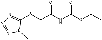 ethyl {[(1-methyl-1H-tetrazol-5-yl)sulfanyl]acetyl}carbamate Struktur