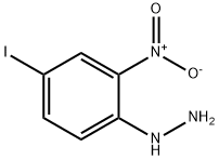 (4-Iodo-2-nitro-phenyl)-hydrazine Struktur