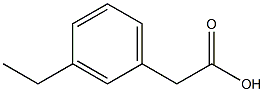 BENZENEACETIC ACID, 3-ETHYL- Struktur