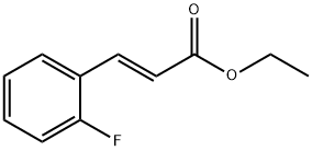 (E)-ethyl 3-(2-fluorophenyl)acrylate Struktur