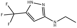 N-ethyl-3-(trifluoromethyl)-1H-pyrazol-5-amine Struktur