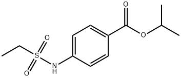 isopropyl 4-(ethylsulfonamido)benzoate Struktur