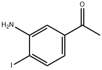 1-(3-Amino-4-iodo-phenyl)-ethanone Struktur