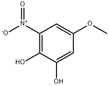 5-methoxy-3-nitrobenzene-1,2-diol Struktur