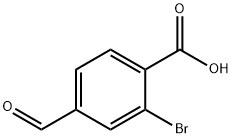 2-bromo-4-formylbenzoic acid Struktur