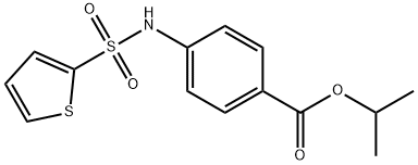 isopropyl 4-(thiophene-2-sulfonamido)benzoate Struktur