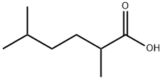 2,5-dimethylhexanoic acid Struktur