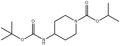 isopropyl 4-(tert-butoxycarbonylamino)piperidine-1-carboxylate