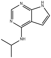 N-Isopropyl-1H-pyrrolo[2,3-d]pyrimidin-4-amine Struktur