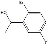 1-(2-bromo-5-fluorophenyl)ethanol Struktur