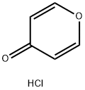 4H-Pyran-4-one hydrochloride Struktur