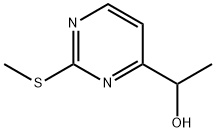 1-(2-(Methylthio)pyrimidin-4-yl)ethanol Struktur