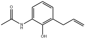 N-(3-allyl-2-hydroxyphenyl)acetamide Struktur