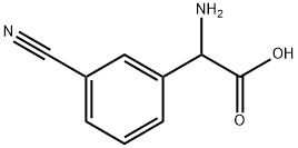 DL-3-Cyanophenylglycine
 Struktur